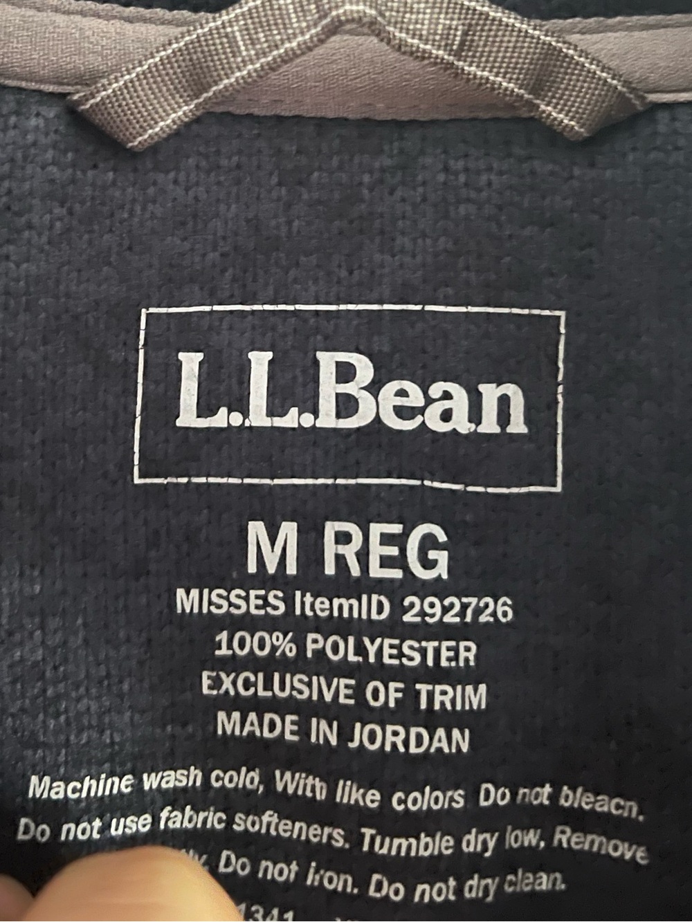 L.L bean 1/4 button up - Picture 3 of 4